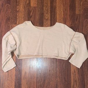 American Apparel | Herringbone crop sweater